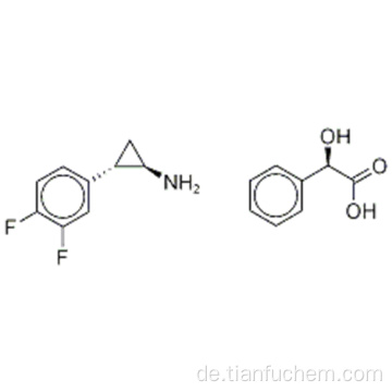 Benzolessigsäure, a-Hydroxy-, (57187531, aR) -, vergl. mit (1R, 2S) -2- (3,4-Difluorphenyl) cyclopropanamin (1: 1) CAS 376608-71-8